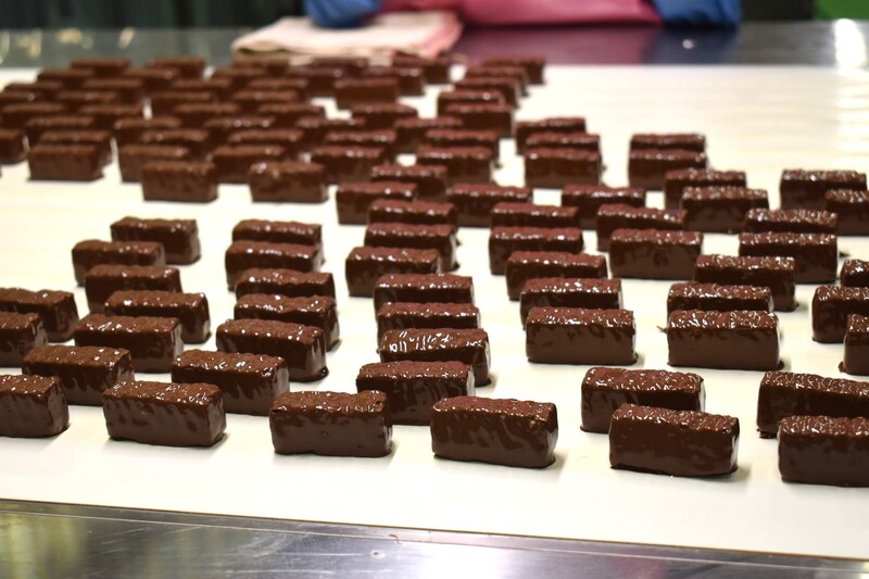 ミルフィーユにチョコがけ④