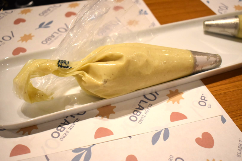 モンブラン絞り体験①