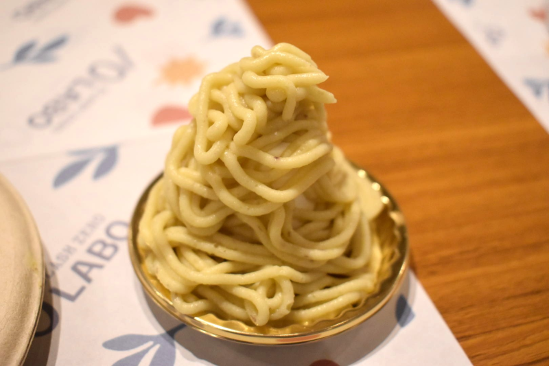 モンブラン絞り体験③